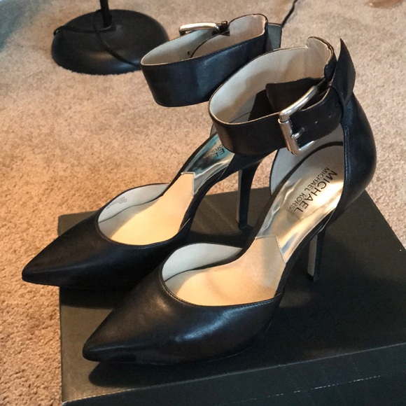 Michael Kors Shoes - Michael Kors ankle strap stiletto pointy toe pumps